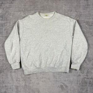 Tiger Brand Sweatshirt Mens Small Gray Vtg 1980s Made in Canada Crewneck Blank